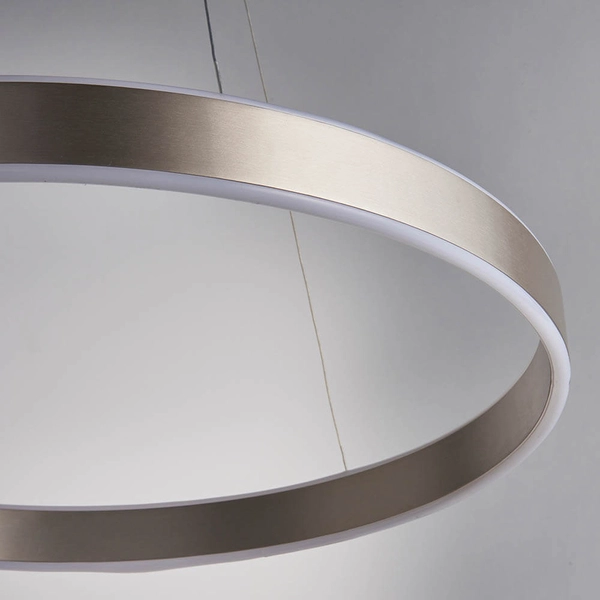 Wisząca lampa pierścieniowa Gen 80572 LED 42W 3000K srebrny