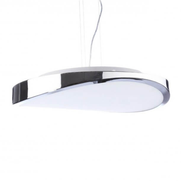 Wisząca lampa pokojowa Circulo designerski zwis biały