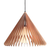 Lampa zwisająca boho SUN 1140G_M Aldex do jadalni drewniana