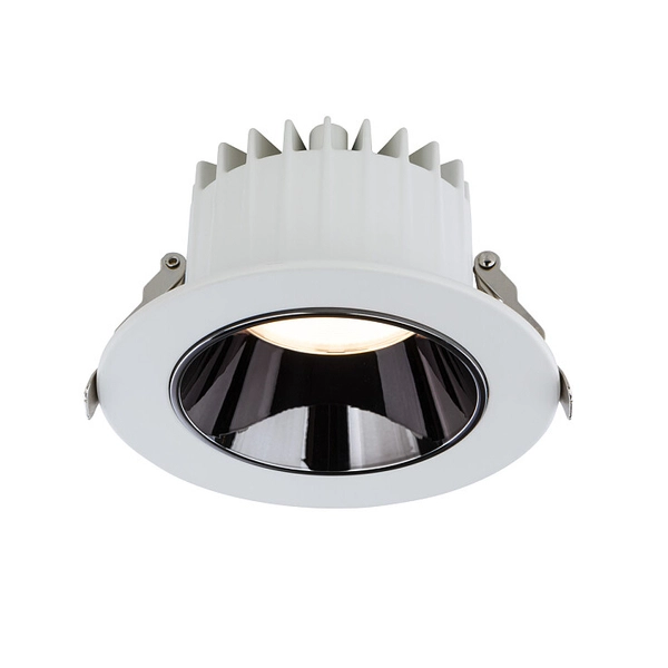 Sufitowa LAMPA wpust KEA 8772 Nowodvorski łazienkowa OPRAWA wpust LED 20W 4000K metalowy IP44 biały