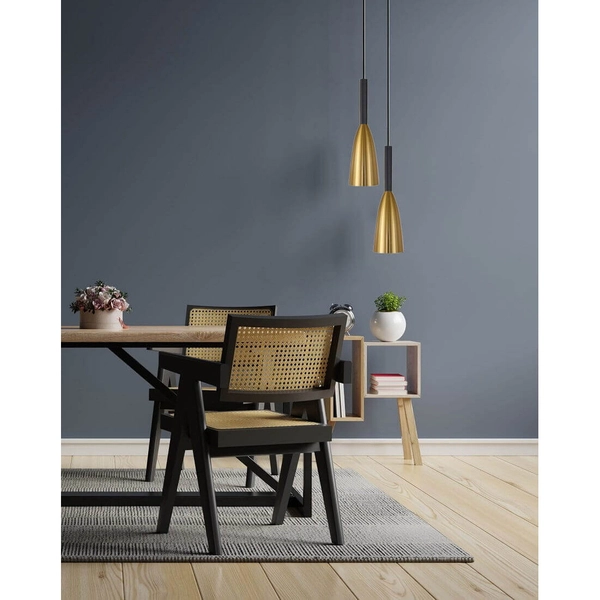 Wisząca LAMPA hygge SOLIN LP-181/1P GD Light Prestige metalowa OPRAWA sopel zwis złoty czarny