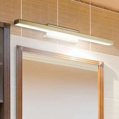 Łazienkowa LAMPA ścienna JOHN 5721 Rabalux metalowa OPRAWA kinkiet belka LED 12W 4000K IP44 brązowa biała