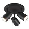 Sufitowa lampa potrójna BRISA DL332880430 IP44 tuby regulowane czarny