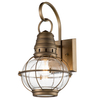 Lampa elewacyjna latarnia Bridge Point KL-BRIDGEPOINT-M-NBR IP44 mosiądz