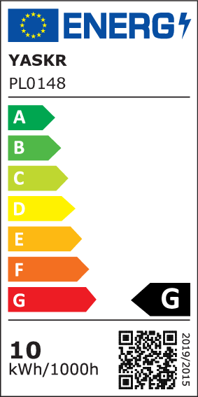 Lampa wisząca kula Iliso PL0148 Yaskr LED 10W 3000K szkło biała czarna