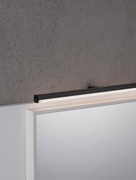 Ścienna lampa VALLES LE42874 Luces Exclusivas nad lustro LED 18W 3000K czarna