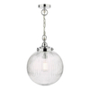 Wisząca lampa kulista Tamara TAM0150-IP44 szklana na łańcuchu IP44 chrom