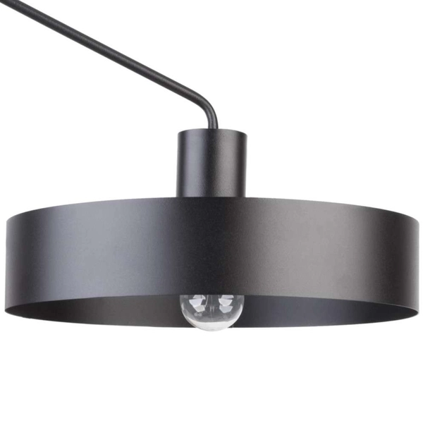 Plafon LAMPA sufitowa JUMBO 31529 Sigma metalowa OPRAWA natynkowa na wysięgniku czarna