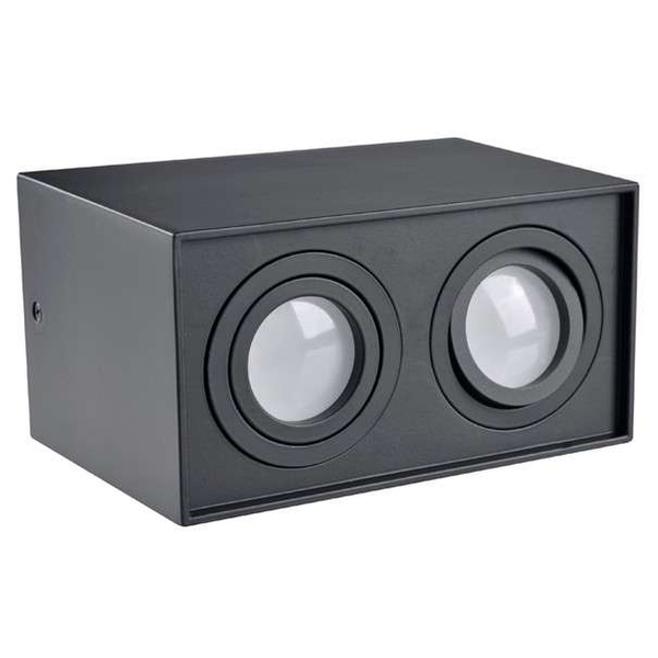 LAMPA sufitowa HADAR Q2 313140 Polux metalowa OPRAWA prostokątna plafon regulowany czarny