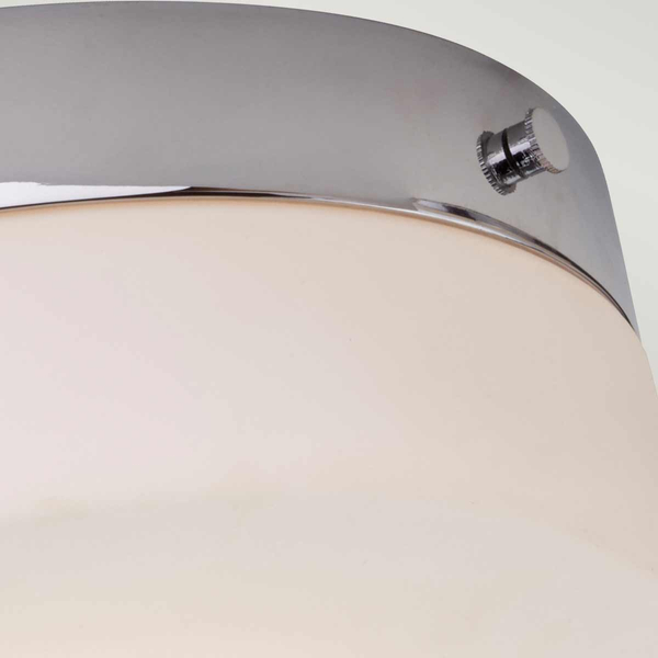 Sufitowa lampa szklana Tamar TAMAR-F-L-PC Elstead IP44 metal chrom