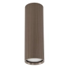 Sufitowa lampa do salonu Tune 11028 ryflowana tubka brązowy