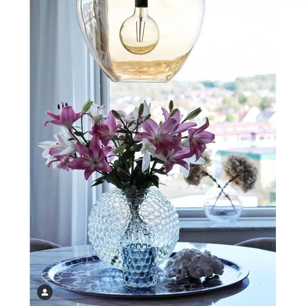 Salonowa wisząca lampa nad stół Bellissimo Grande 4200870-5503 bursztynowa