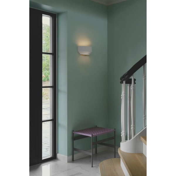 Ścienna lampa na przedpokój Lancio 2412481001 półokrągła biały