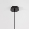 Nowoczesna lampa wisząca Marc LE42722 czarna do przedpokoju loftowy zwis