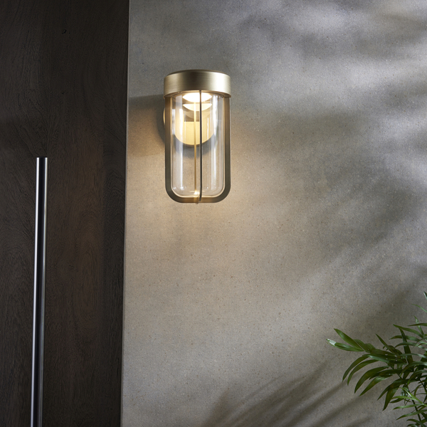Elewacyjny kinkiet L&-192856 Light& LED 8W 2700K loft IP44 złoty