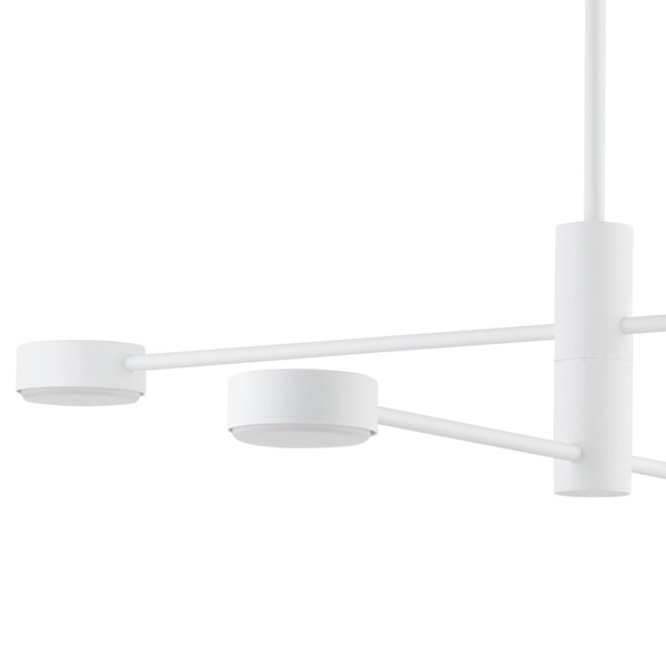 Nowoczesna LAMPA sufitowa ORBIT 7941 Nowodvorski metalowe pręty regulowane do biura sticks białe