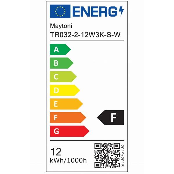 Lampa szynowa do jadalni Focus TR032-2-12W3K-S-W LED 12W 3000K magnetyczna biała