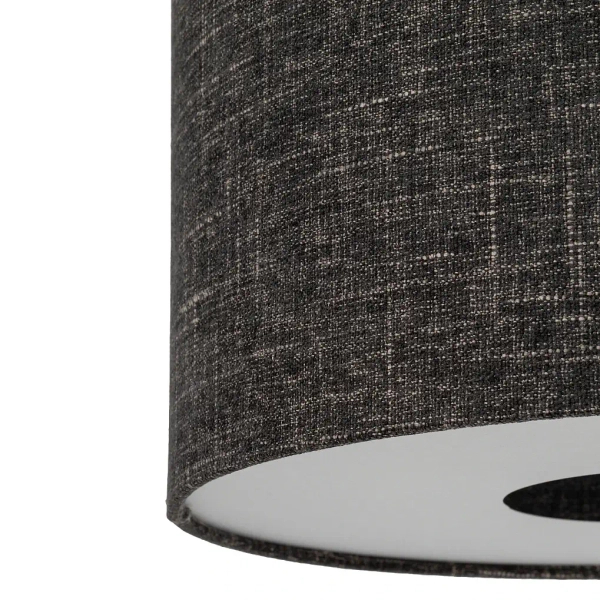 Podłogowa lampa do salonu AMARELA 11663 z tkaniny brązowa