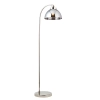 Lustrzana podłogowa lampa Caspa Task 100045 kopułowa nikiel