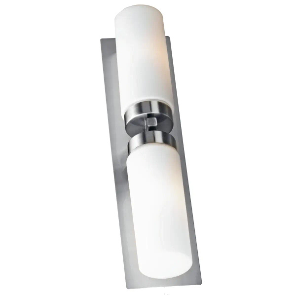 Łazienkowa lampa ścienna Norrsundet nad lustro chrom biała