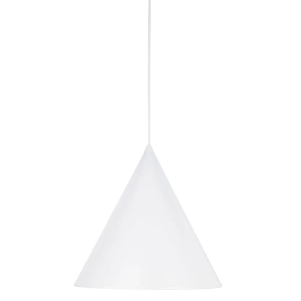 Lampa wisząca stożkowa CONO 10009 salonowa biały