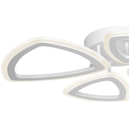 Plafon 4-punktowy W7114-2+2 WT LED 88W metalowe trójkąty białe