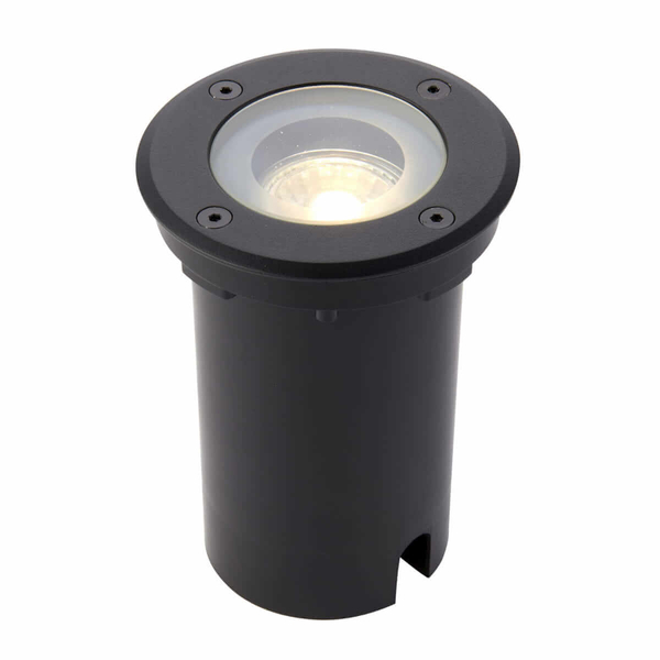 Podtynkowa oprawa Pillar 103851 Saxby IP65 okrągła czarna
