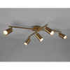 Sufitowa lampa do jadalni VANTOS DL504612400 Trio sople mosiądz