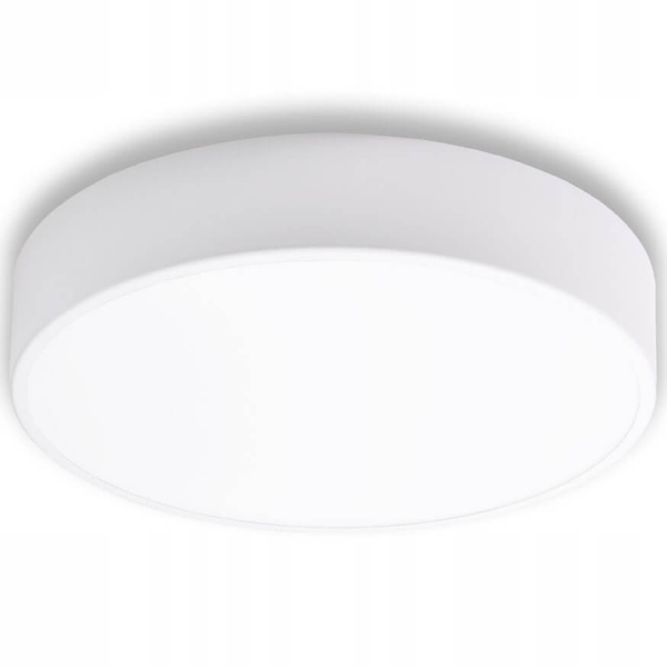 Biała lampa natynkowa 137623600066 sufitowa z czujnikiem ruchu IP54 okrągła