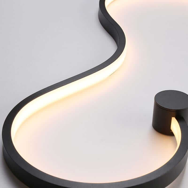 Nowoczesny kinkiet ścienny Linea ABR-MKL40W Abruzzo LED 40W 3000K czarny
