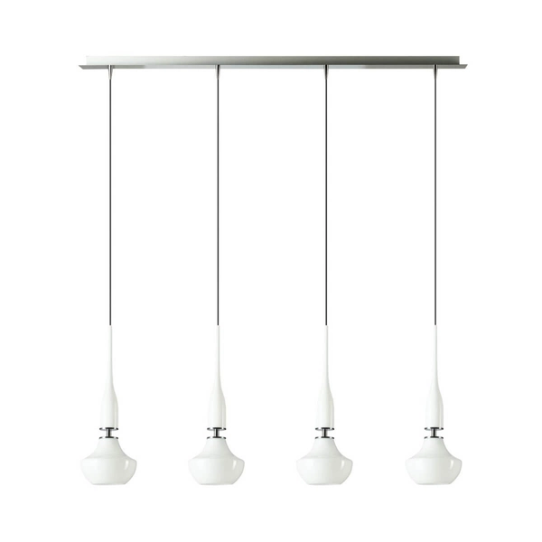 Wielopunktowa lampa wisząca Tasos AZ0884 metalowa biała