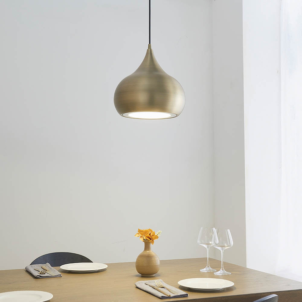Lampa wisząca Brosnan 61299 LED 19W 4000K kropla mosiądz