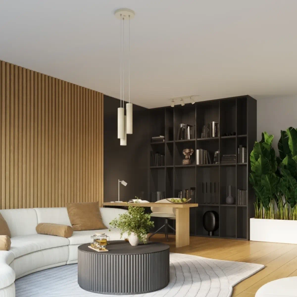 Naścienna lampa góra-dół KARBON SL.1596 do sypialni tubka beżowa