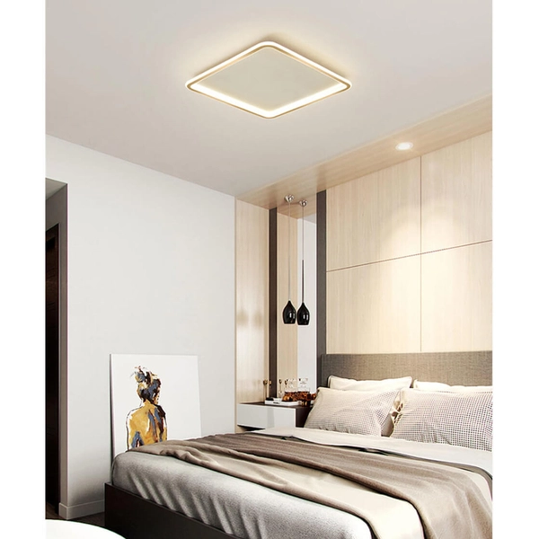 Plafon Cerchio ABR-PLK-40W-60CM-CCT Abruzzo LED 40W 3000-6000K biały złoty