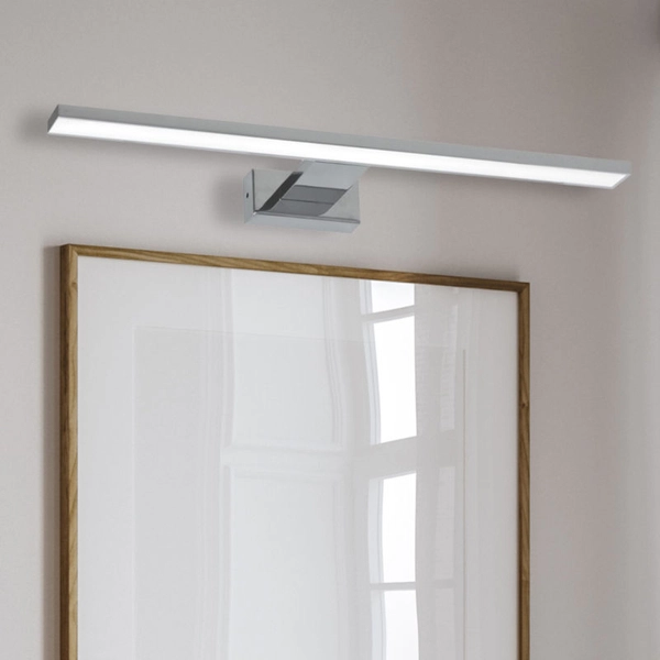 Kinkiet LAMPA ścienna SHINE ML029 Milagro metalowa OPRAWA LED 7W 4000K nad lustro do łazienki galeryjka IP44 chrom