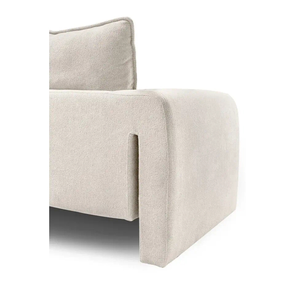 Sofa tapicerowana KELLY beżowa KH1501100164 wys. 90 cm do salonu