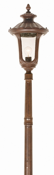 Lampa stojąca ogrodowa Chicago Chicago CC5-M Elstead metalowa brązowa