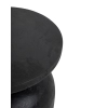 Stolik kawowy BISATO MM001501100323 czarny drewniany do salonu 35cm