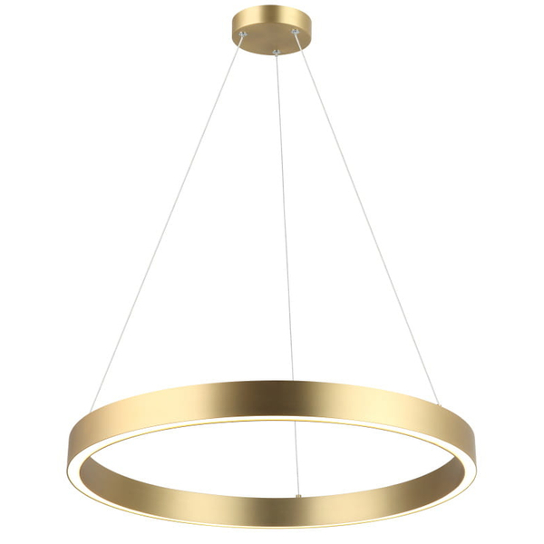 Wisząca lampa LED Midway LP-033/1P Light Prestige do salonu 3000K 35W złota