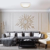 Sufitowa lampa pokojowa Quadro LED 38W złoty plafon