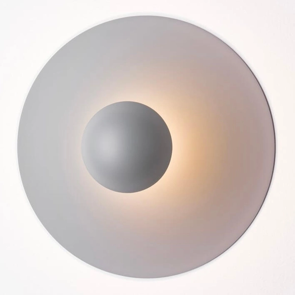 Lampa na ścianę do jadalni BAILA LE44541 LED 9W 3000K okragła szary