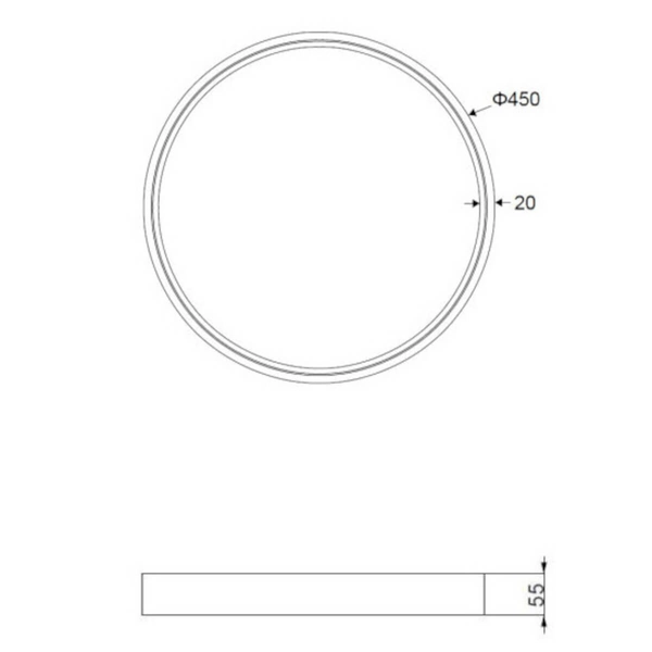 Lampa sufitowa DOHA 641310208 Trio LED 29W 2300-4000K okrągła mosiądz biały
