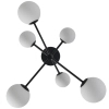 Lampa sufitowa molekułowa Bolti PLC0103-BK Yaskr biała czarna