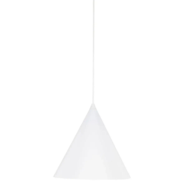 Salonowa lampa wisząca CONO 10008 stożkowa biały