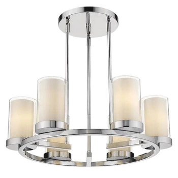 Nowoczesna LAMPA wisząca MIAMI P06998CH Cosmolight metalowy zwis nad stół chrom