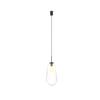 Loftowa lampa wisząca Pear 7797 przezroczysta kropla do salonu