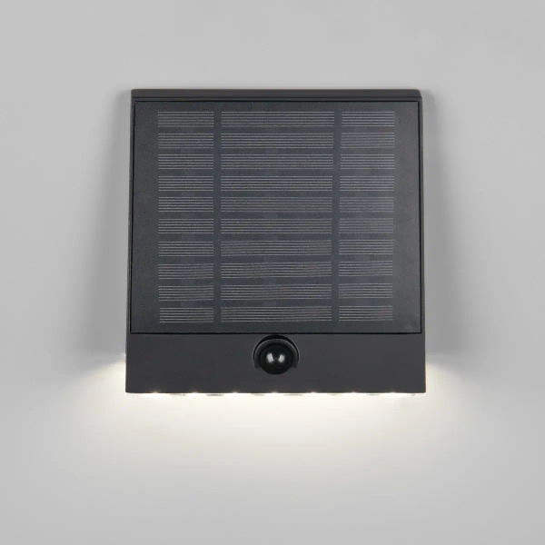 Elewacyjna lampa ALVORADA R23326102 LED 7W 4000K IP44 solarna czarny