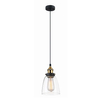LAMPA wisząca FRANCIS MDM-2563/1 Italux GETAN szklana OPRAWA podłużny ZWIS conrad przezroczysty