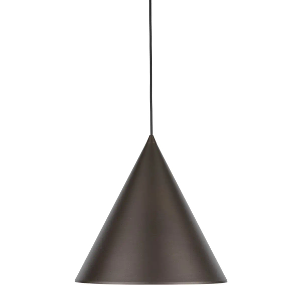 Trójkątna lampa wisząca nad stół CONO 10038 brązowy