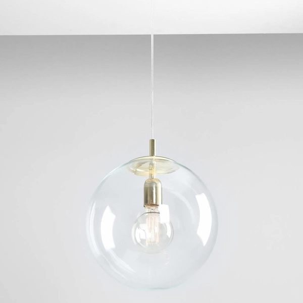 Szklana kula wisząca GLOBUS 562G10 Aldex zwis do salonu ball